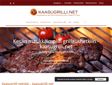 Tablet Screenshot of kaasugrilli.net